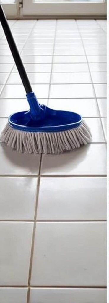 Tile floor cleaning after Bright Path cleaning